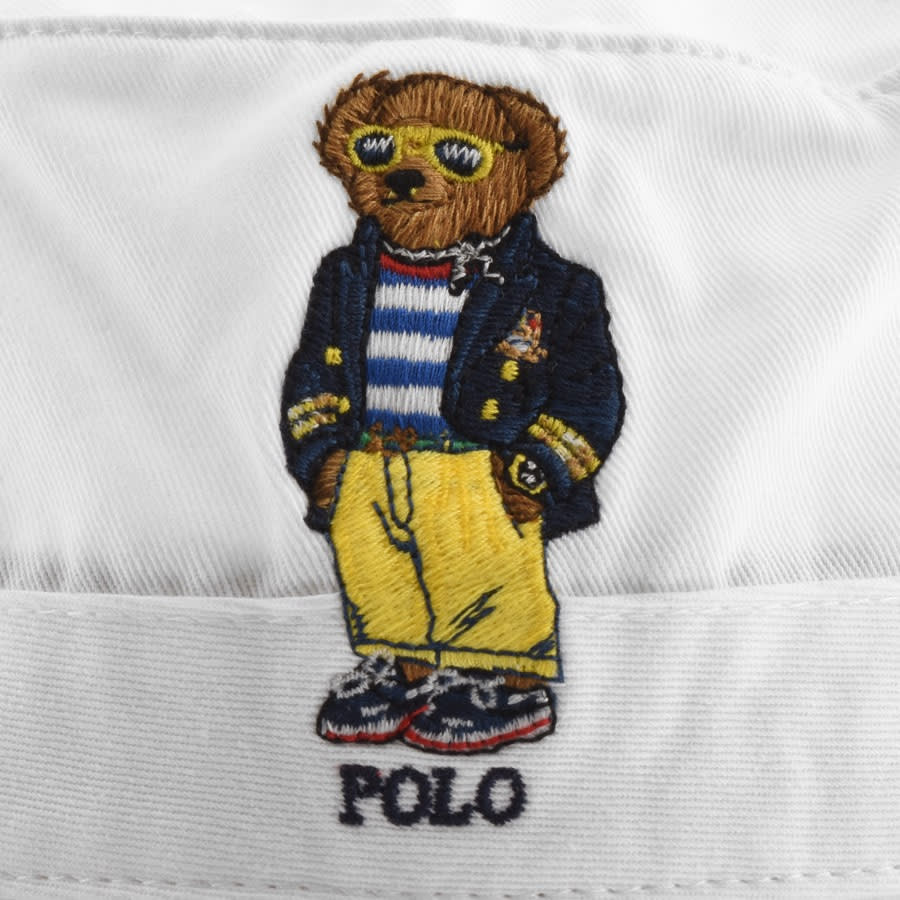 Alternative Image for ProductRalph Lauren Polo Bear Bucket Hat White3